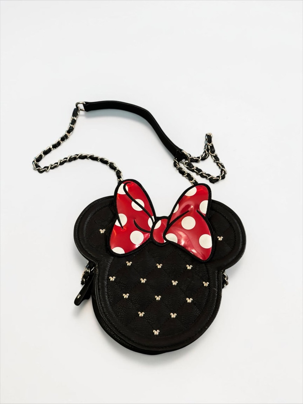 RARE! Loungefly Disney Quilted Minnie Mouse Purse Crossbody Bag